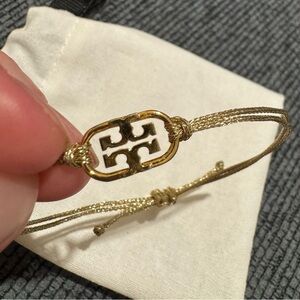 Tory Burch Adjustable Gold Ambition Bracelet
